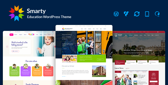 Smarty v2.5 - Education WordPress Theme for Kindergarten