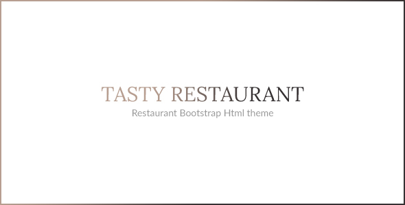 Tasty - Restaurant HTML Template
