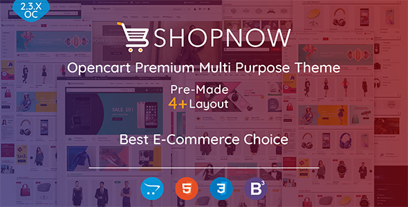 Shopnow - Premium Multi Purpose Opencart Theme