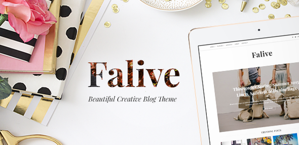 Falive v1.1.2 - Beautiful Creative & Fashion Blog Theme