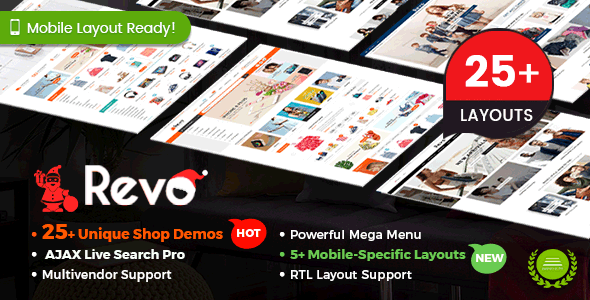 Revo v3.1.0 - Multi-purpose WooCommerce WordPress Theme