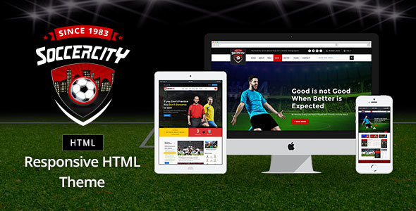 Soccer Sports - Soccer & Sports HTML Template