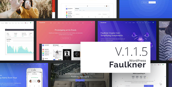 Faulkner v1.1.5 - Responsive Multiuse WordPress Theme