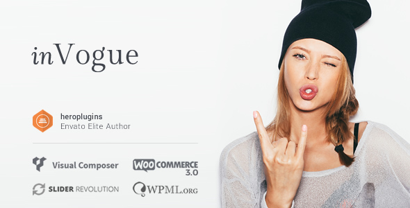 inVogue v1.20.24 - WordPress Fashion Shopping Theme