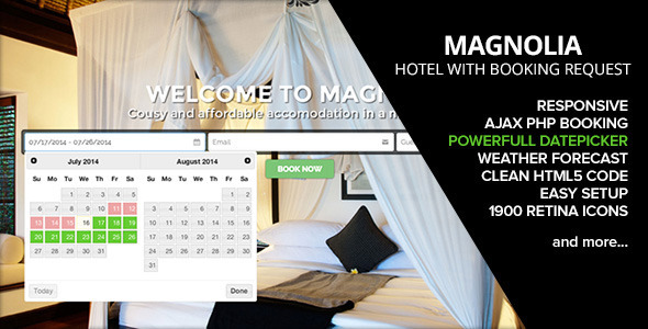 HOTEL MAGNOLIA with Booking request v1.5