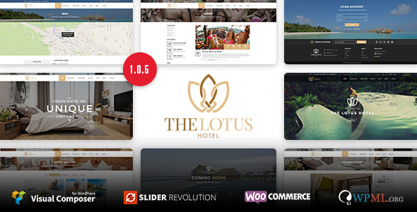 Lotus v1.0.5 - Hotel Booking WordPress Theme