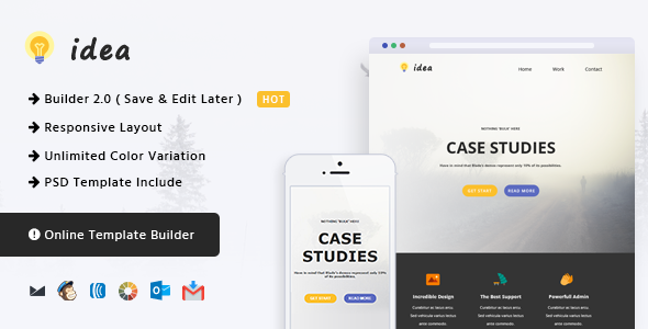 Idea - Responsive Email and Newsletter Template