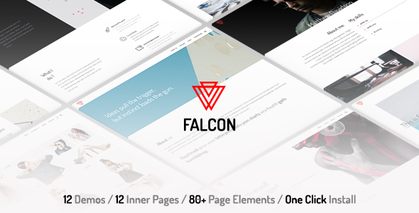Falcon - Clean & Minimal Multi-Purpose WordPress Theme