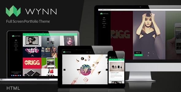 Wynn - Fullscreen Photography HTML Template