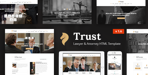 Trust v1.6 - Lawyer & Attorney Business HTML Template