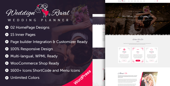 Wedding Reval v1.0 - Wedding Planner & Agency Theme