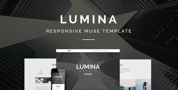 Lumina - Responsive Muse Template for Creatives & Agencies