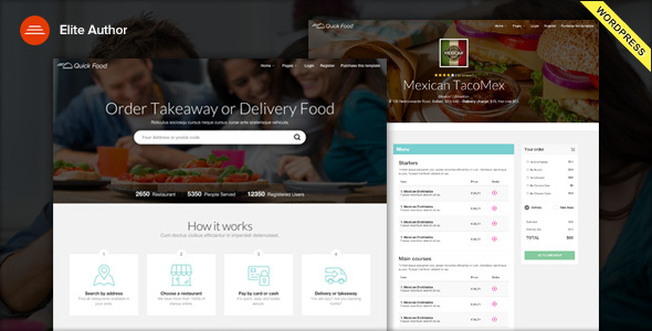 QuickFood v1.2.1 - Delivery or Takeaway Food Theme