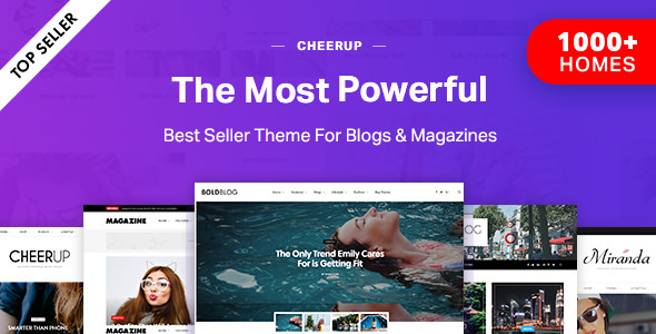 CheerUp v6.0.2 - Blog / Magazine - WordPress Blog Theme
