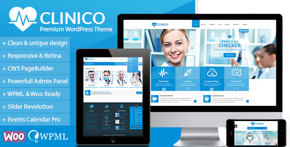 Clinico v1.6.8 - Premium Medical and Health Theme