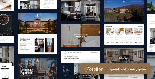 Hoteller v1.1 - Hotel Booking WordPress