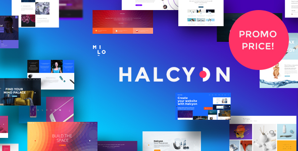 Halcyon - Multipurpose Modern Website HTML5 & CSS3 Template