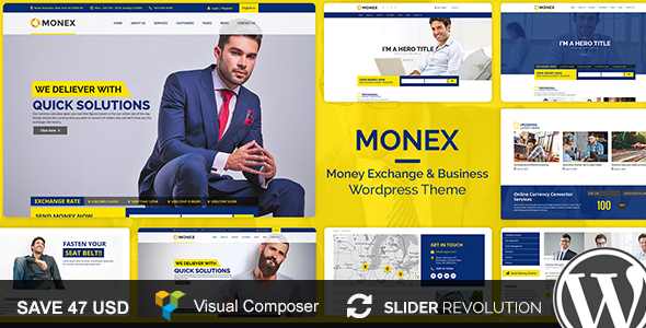 Monex v1.1 - Money Exchange & Finance Business Theme
