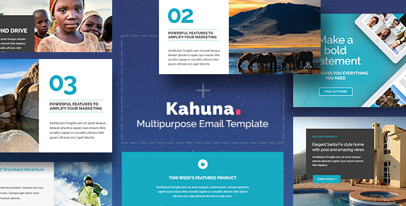 Kahuna - Giant Multipurpose Email + Builder Access