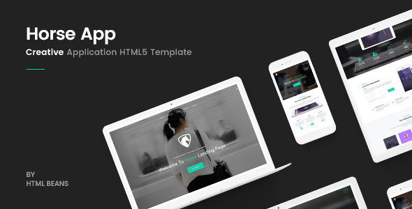 Horse App - HTML Responsive Template