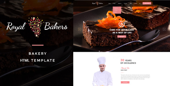 Royal Bakery - Cakery & Bakery HTML Template