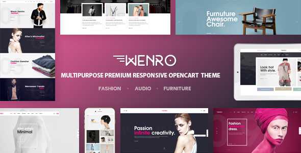 Wenro - Multipurpose Responsive Opencart Theme