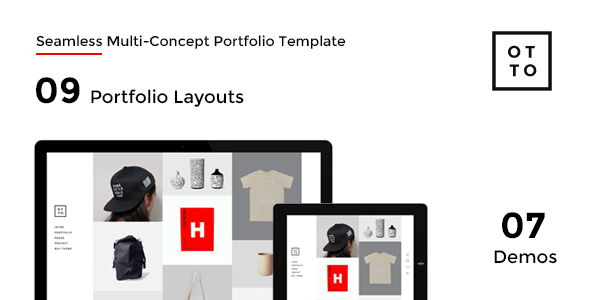 OTTO - Seamless Multi-Concept Portfolio Template