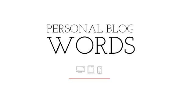 Words v1.0.6 - Personal Blog Theme