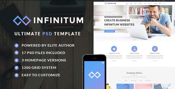 Infinitum - Ultimate PSD Template