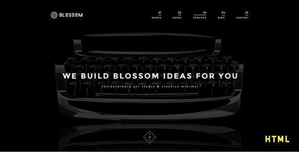 Blossom - Minimal Portfolio HTML5 Template