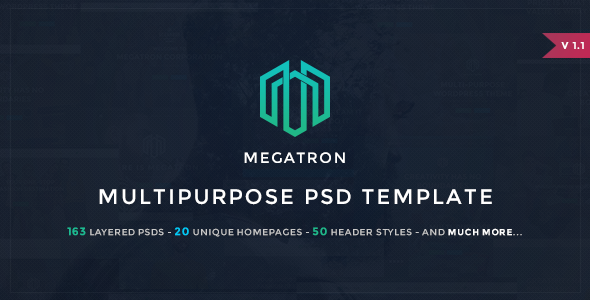 Megatron - Multipurpose PSD Template