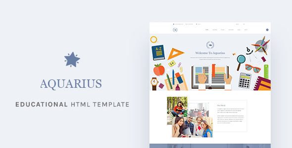 Aquarius - Educational University HTML Template