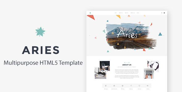 Aries Multipurpose, Corporate Responsive HTML5 Template