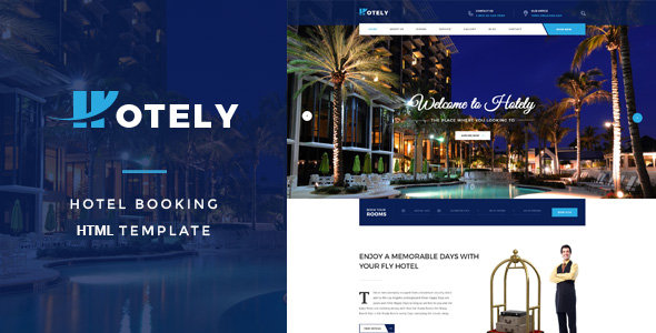 Hotely - Hotel Booking & Travel HTML Template