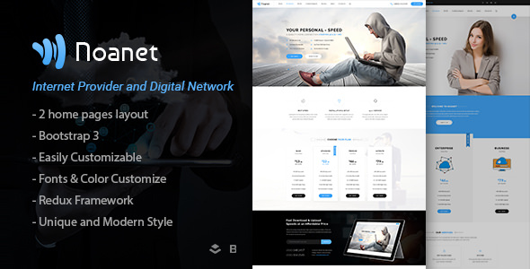 Noanet v1.3 - Internet Provider And Digital Network