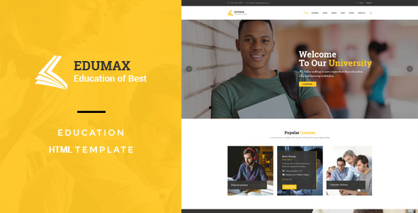 EduMax : Education & Courses HTML Template