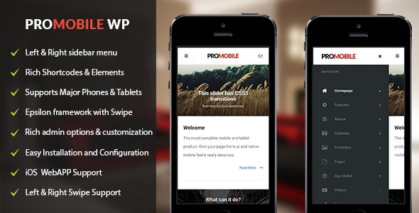 ProMobile - Mobile and Tablet Responsive WordPress Theme