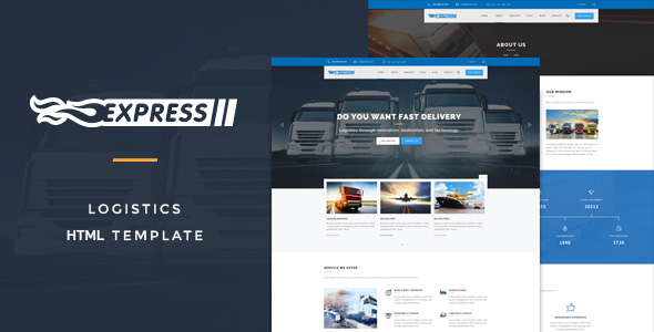 Express Logistics - Transport & Logistics HTML Template