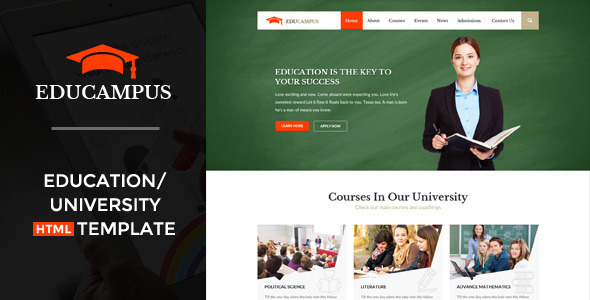 Educampus - Education & University HTML Template