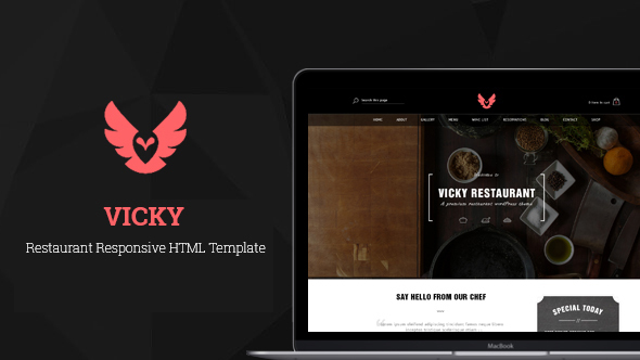 Vicky - Responsive HTML Template