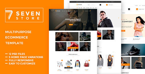 Seven Store - Ecommerce HTML Template - Updated