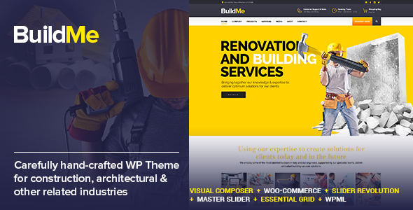 BuildMe v2.6 - Construction & Architectural WP Theme