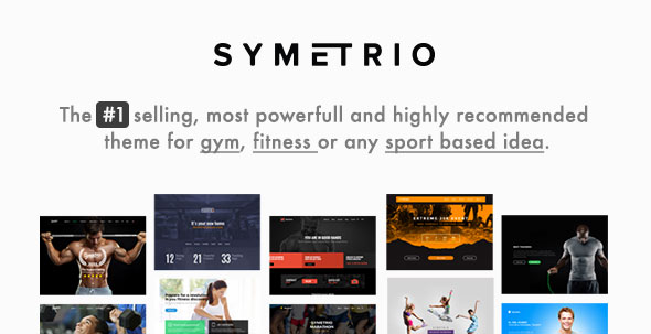 Symetrio v4.8.1 - Gym & Fitness WordPress Theme