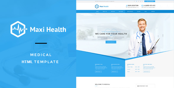 Maxi Health : Medical & Health HTML Template