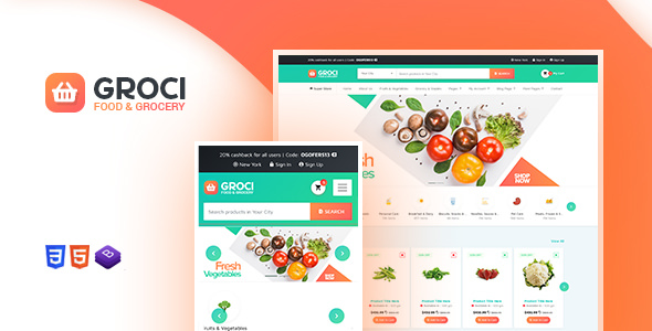 Groci v1.3 - Organic Food and Grocery Market WordPress Theme