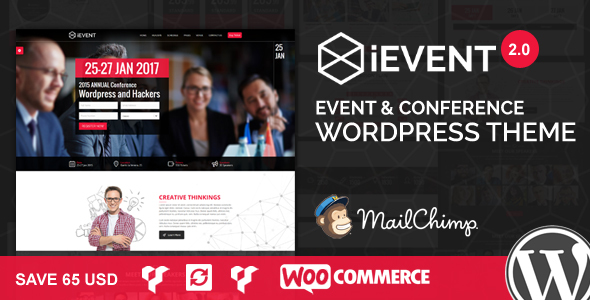 iEvent v2.0.1 - Event & Conference WordPress Theme