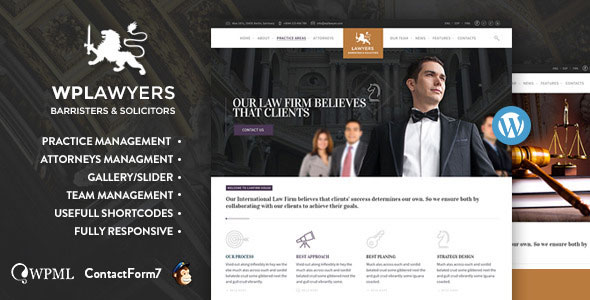 Law Practice v1.6 - Lawyers Attorneys Business Theme
