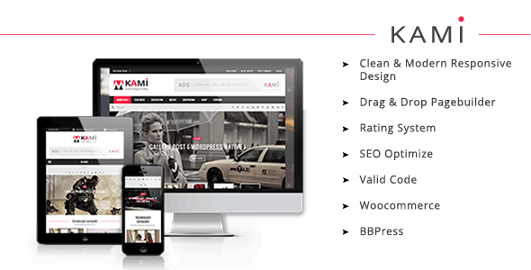 KAMI v1.8 - Creative Magazine and Blog WordPress Theme