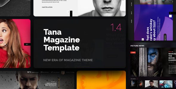 Magazine Tana v1.4.1 - News, Music, Movie, Blog, Fashion Template