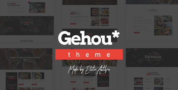 Gehou v1.1.2 - A Modern Restaurant & Cafe Theme